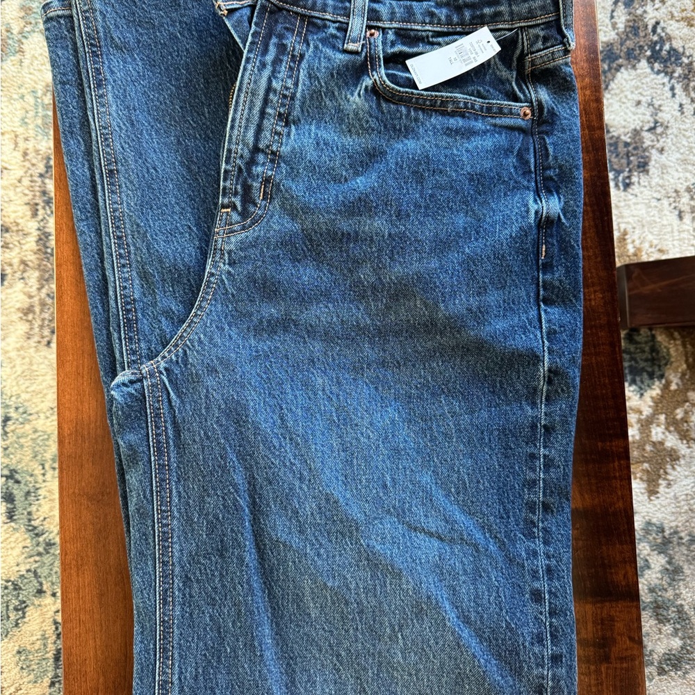 Old Navy Curvy Extra High-Waisted Wide-Leg Jeans NWT 10 Tall